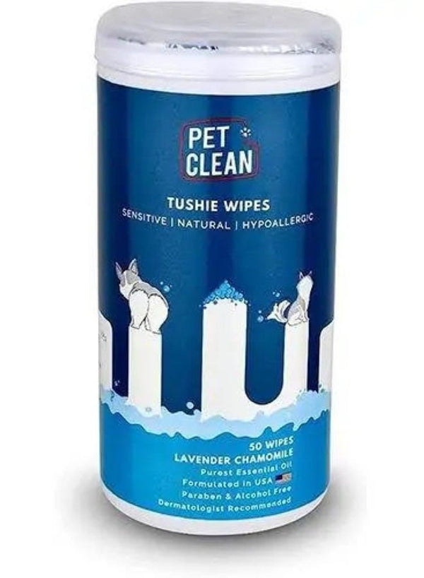 Pet Clean Lavender Chamomile Tushy Wipes