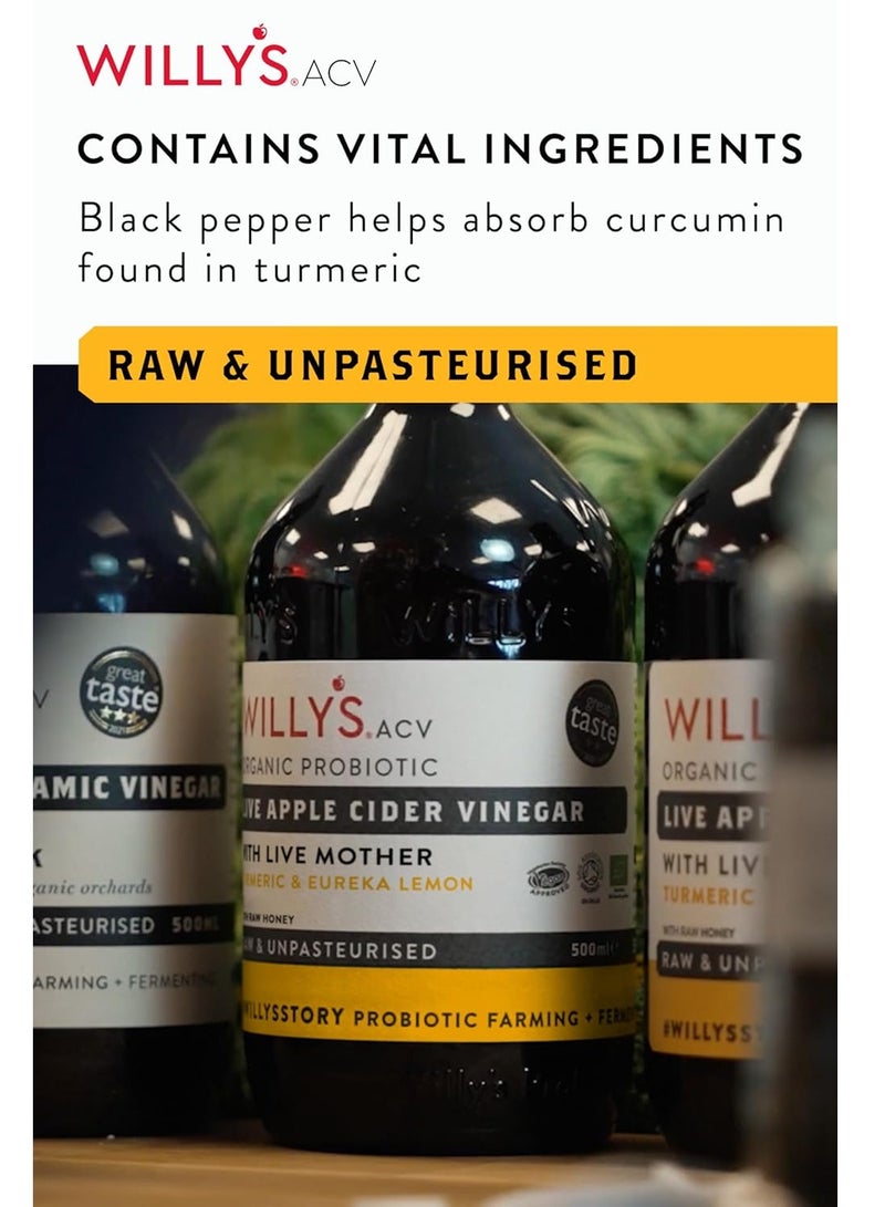 Organic Probiotic Apple Cider Vinegar - WILLY'S ACV