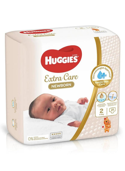 HUGGIES Extra Care Newborn Size 2 Diapers