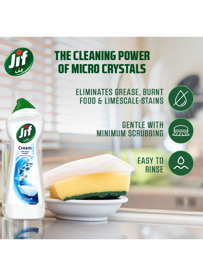 Jif Cream Cleaner Original Stain Remover 750ml