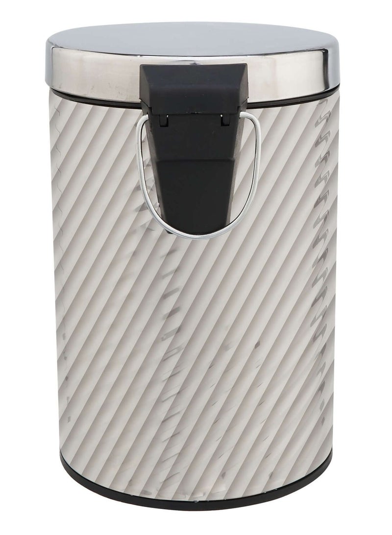 Hygic Stripes Design Stainless Steel Pedal Bin