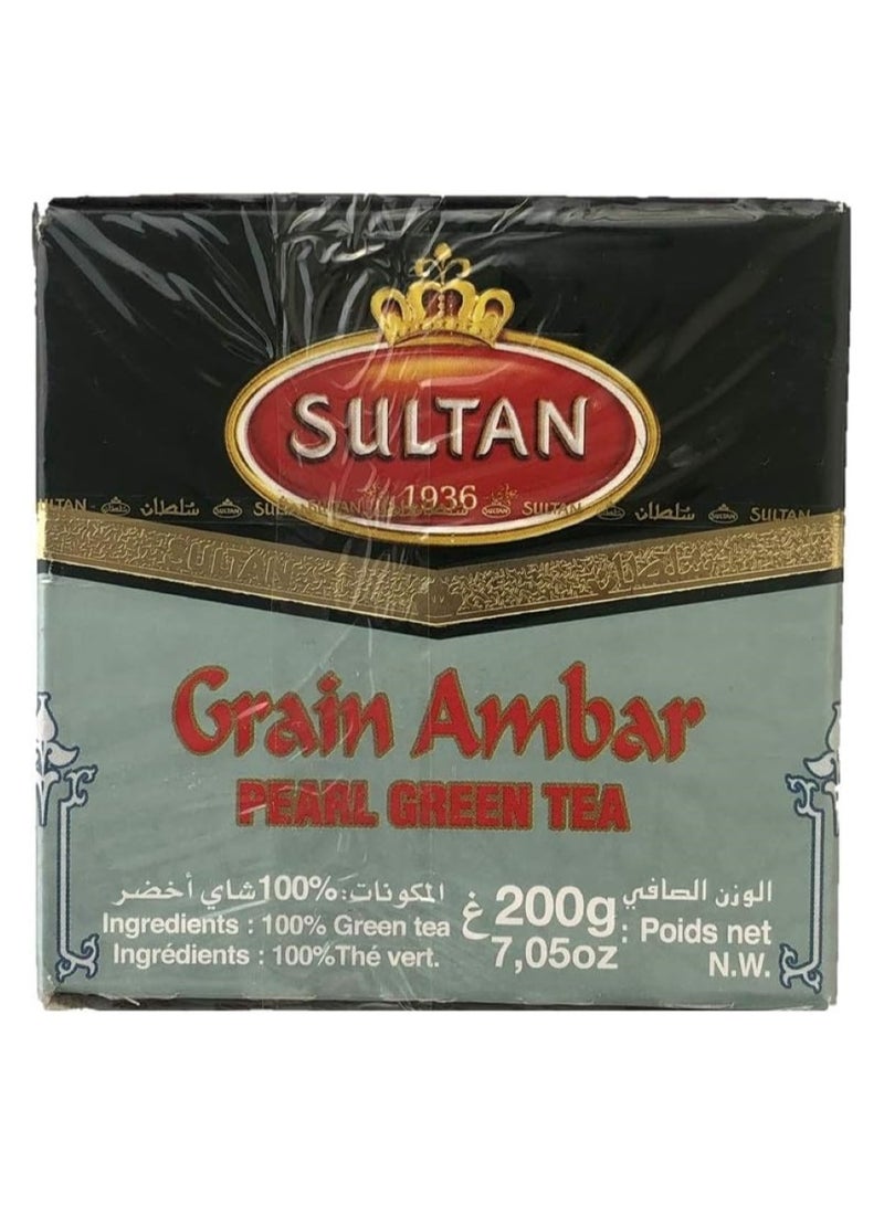 Sultan Grain Ambar Pearl Green Tea 200 G