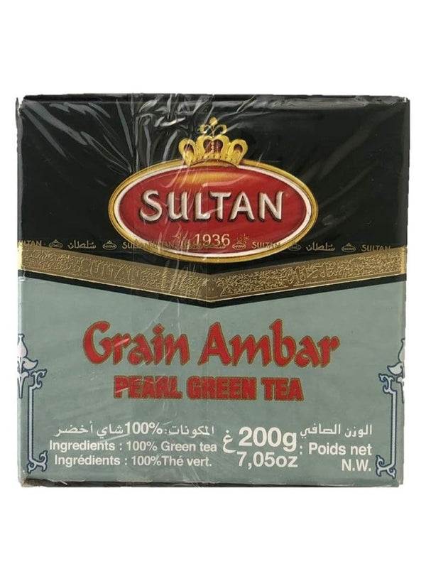 Sultan Grain Ambar Pearl Green Tea 200 G