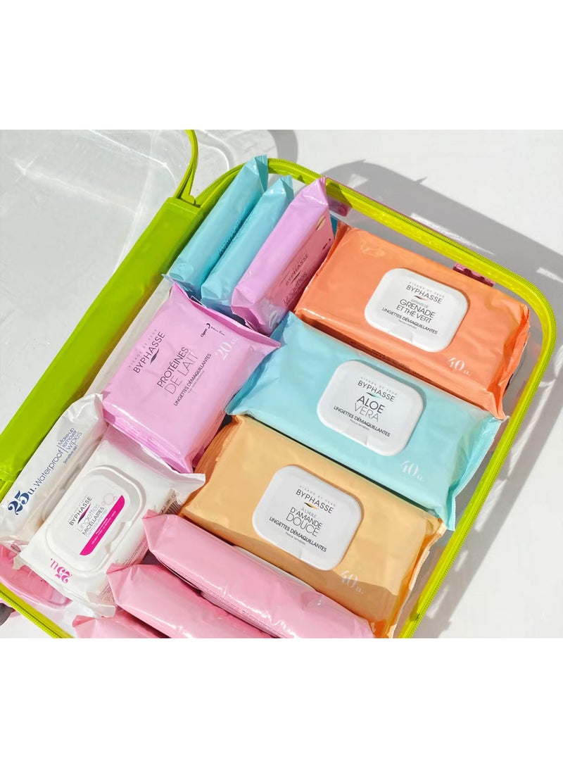 BYPHASSE Make Up Remover Wipes - 20 Wipes Pack