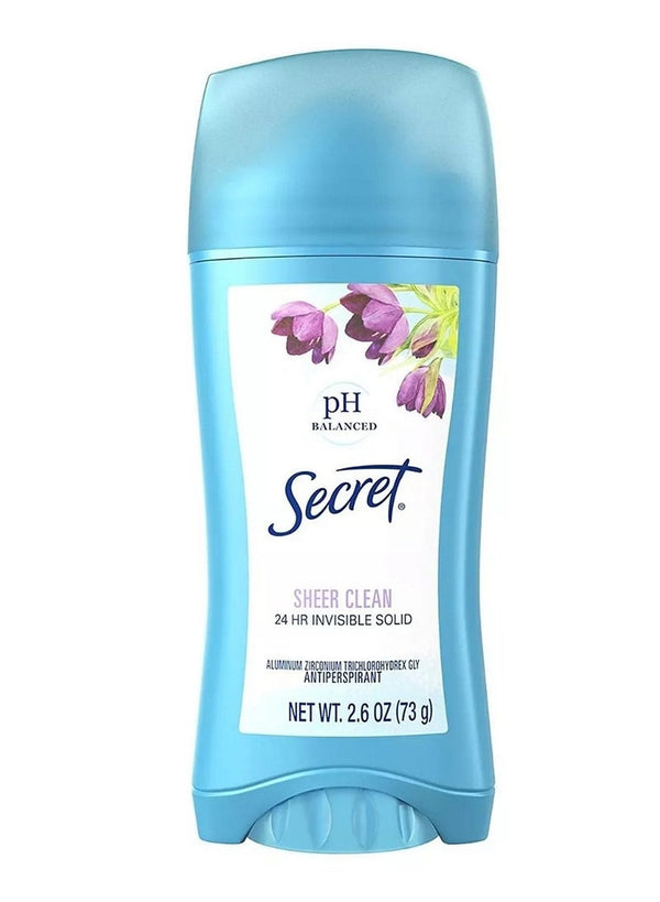 Secret Sheer Clean Deodorant 73G - Trusted Protection