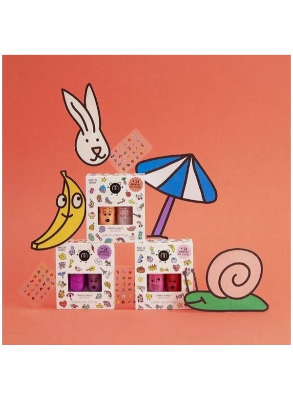 Nailmatic Kids Nail Polish and Stickers Set
