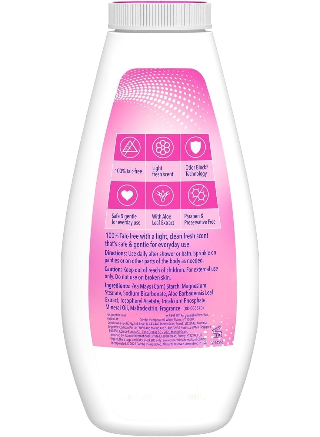 227g stay, aloe vera, block deodorant, block deodorant powder, chafing 227g, deodorant powder, dry silky, fresh dry, keep skin, odor block, odor block deodorant, prevents chafing, prevents chafing 227g, stop odor, vagisil