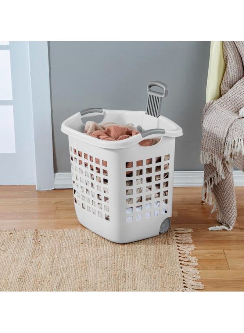 Sterilite Ultra Wheeled Laundry Basket 62L
