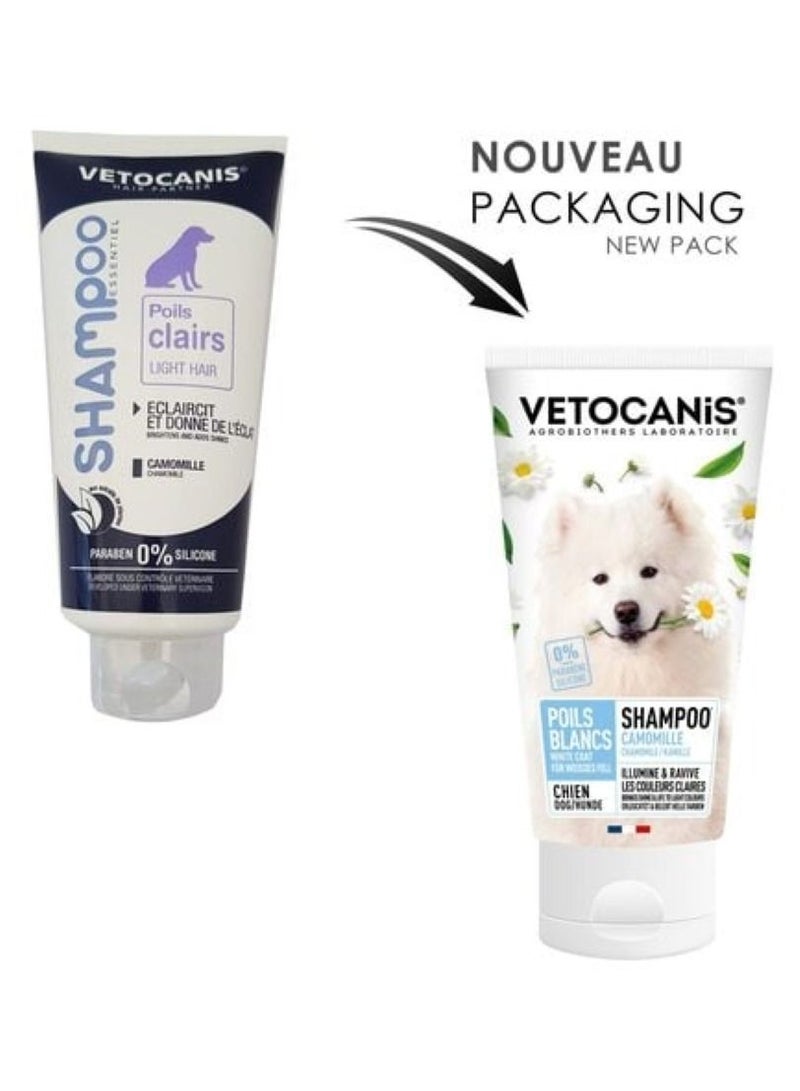 Vetocanis Light Hair Pet Shampoo with Chamomile 300ML