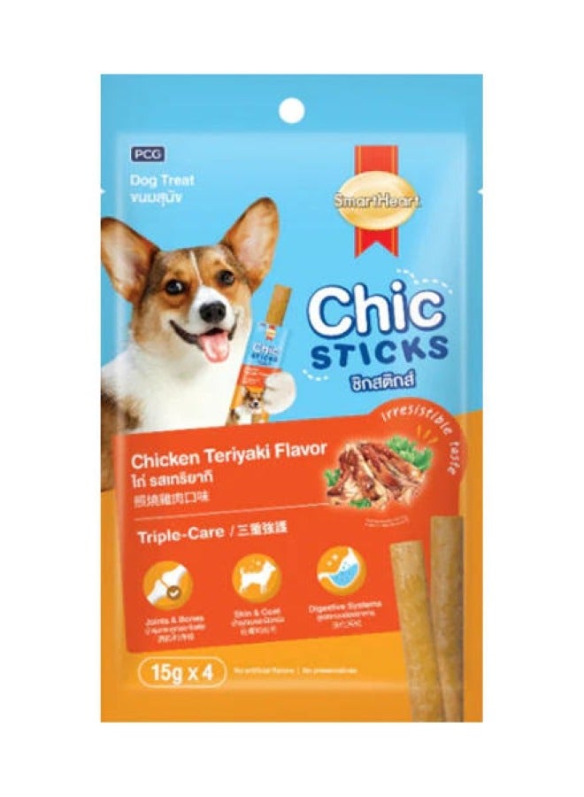 SmartHeart Dog Chic Stick Chicken Teriyaki 60g