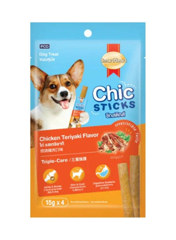 SmartHeart Dog Chic Stick Chicken Teriyaki 60g