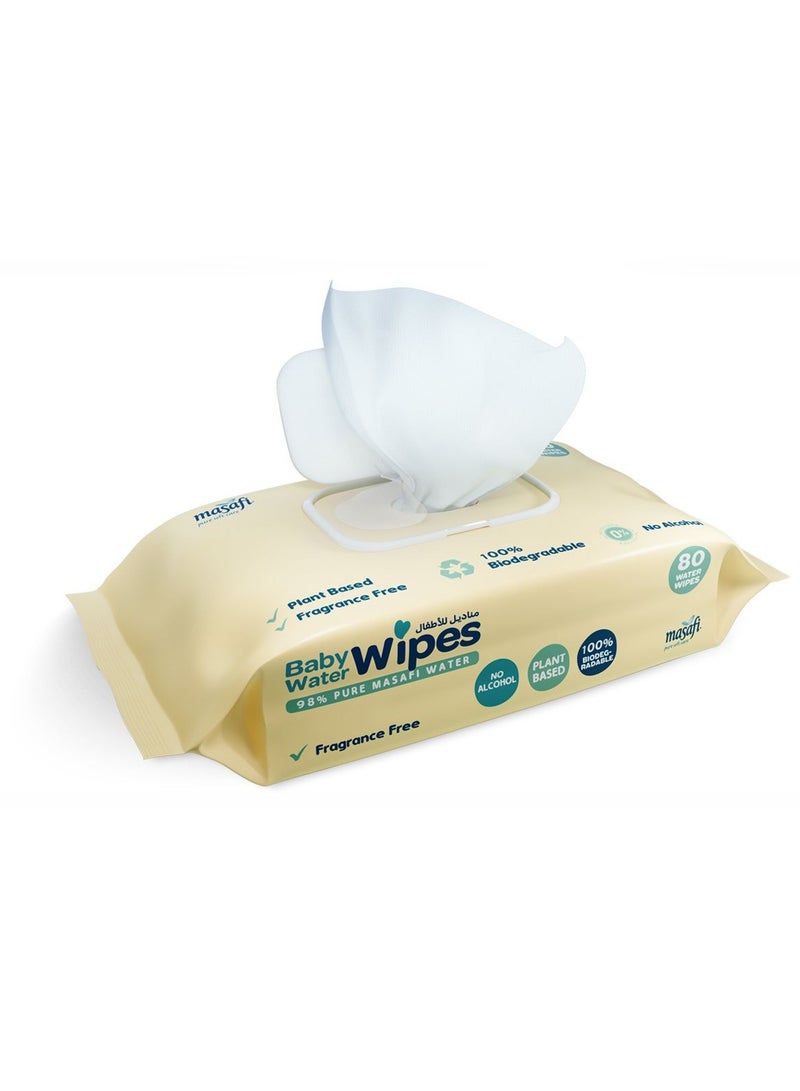 Masafi Pure Water Baby Wipes 80 Sheets