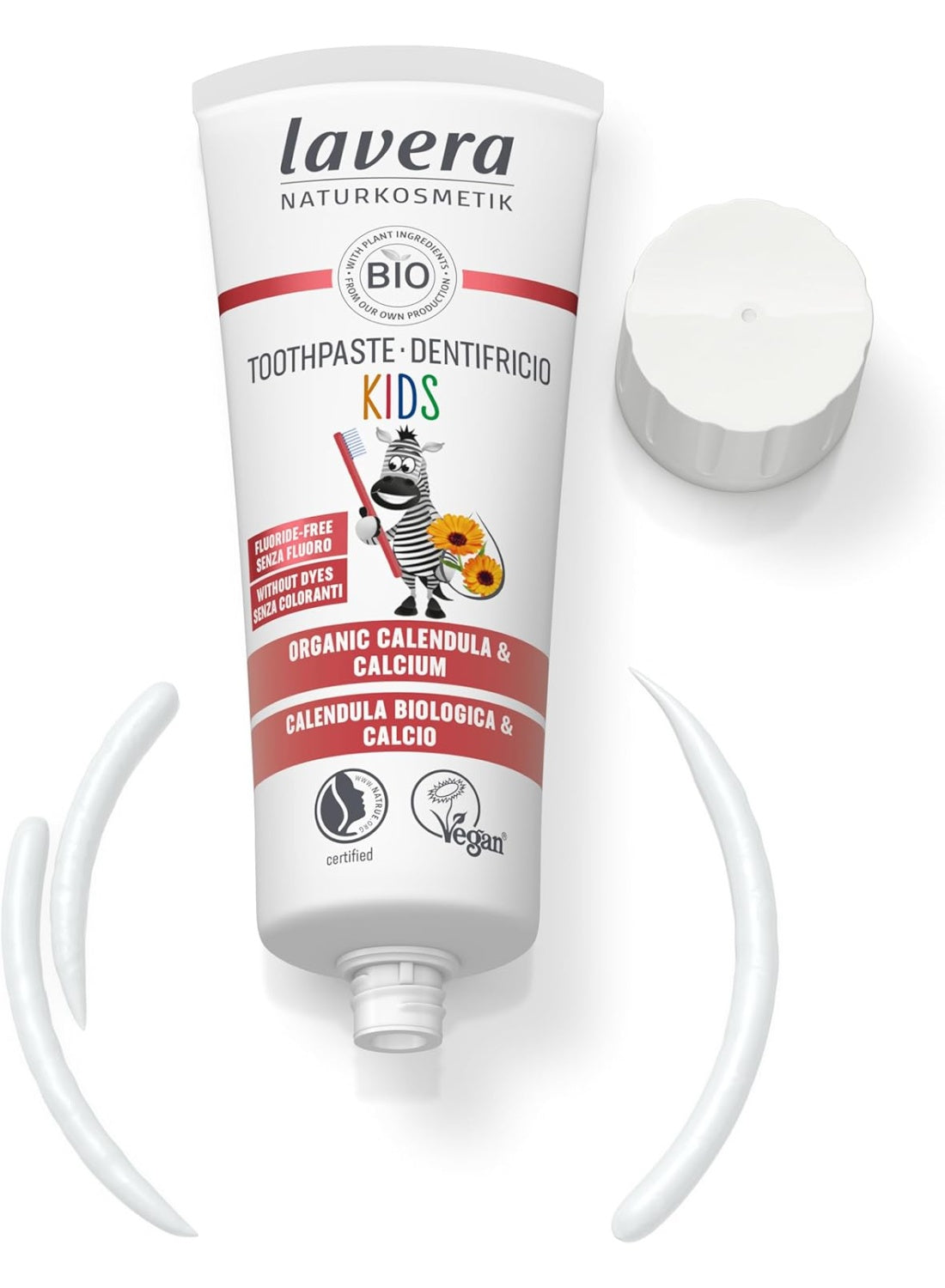 calendula calcium, eyes keep, fluoride free, fluoride free calendula, free calendula, free calendula calcium, gentle care, kids toothpaste, kids toothpaste fluoride, lavera, organic kids, organic kids toothpaste, toothpaste fluoride, toothpaste fluoride f