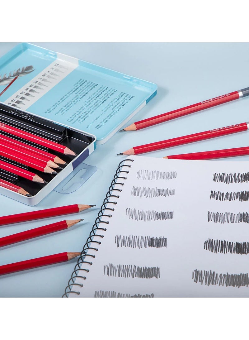 Mont Marte Signature Graphite Pencils 12Pc