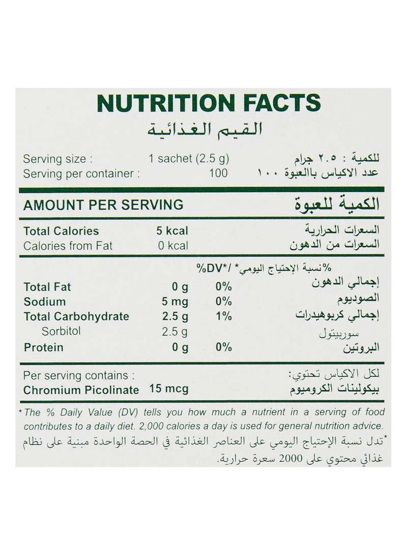 Tropicana Slim Stevia Sweetener Sachets 250g