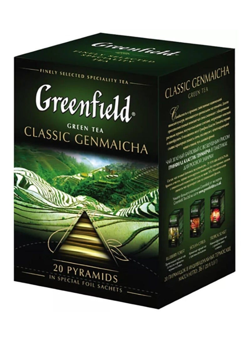 Greenfield Classic Genmaicha Tea Bags 36g