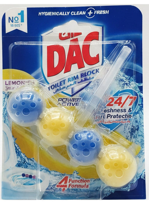 Dac 24/7 Clean And Fresh Toilet Rim Block Lemon