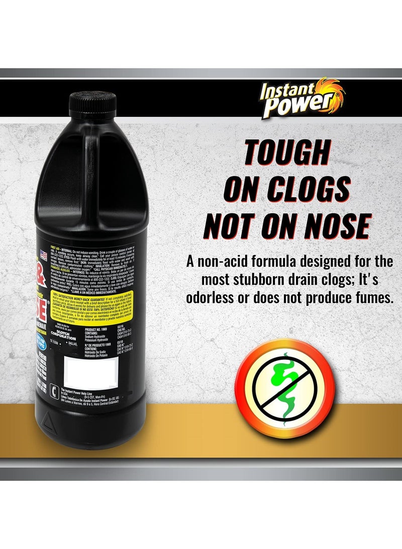 Instant Power Hair & Grease Drain Opener 1L