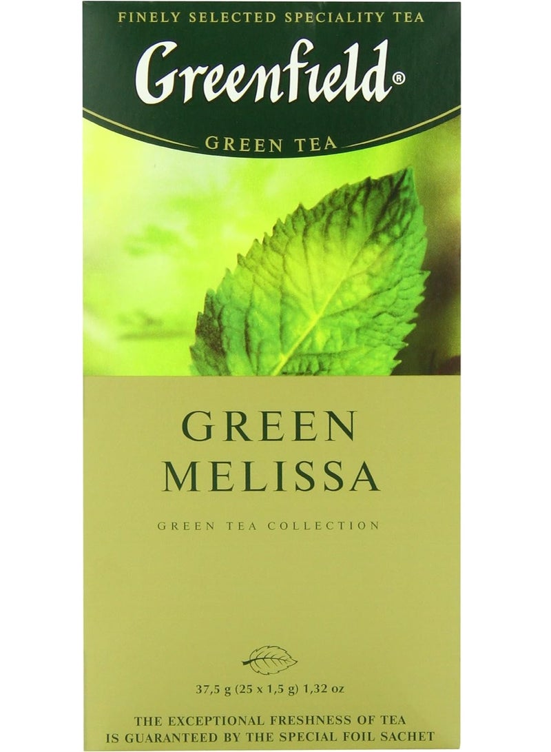 Greenfield Green Melissa Tea Collection 25 Tea Bags