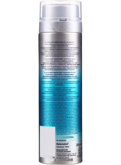 NIVEA MEN Fresh Kick Shaving Gel 200 ML