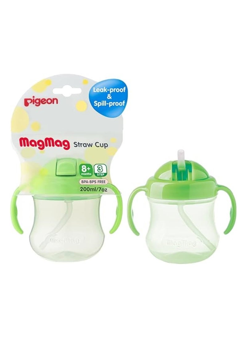 Pigeon Mag Mag Straw Cup Green 200 ML