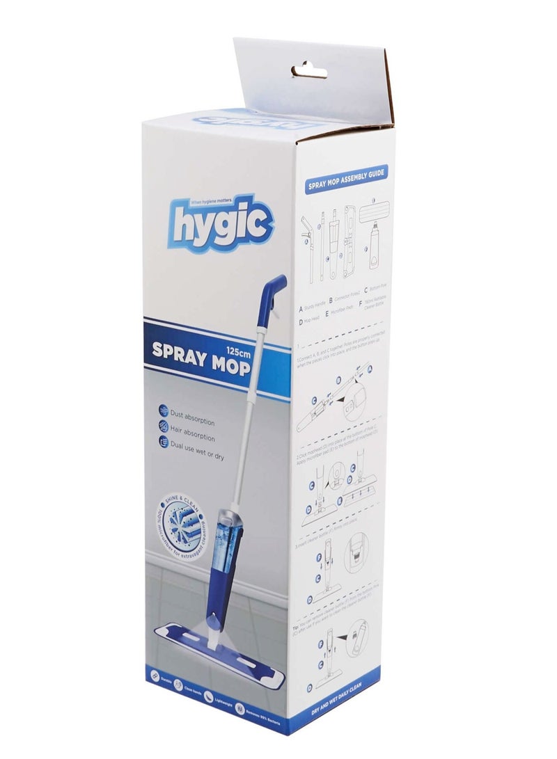 Hygic 125 Cm Spray Mop for Effortless Cleaning