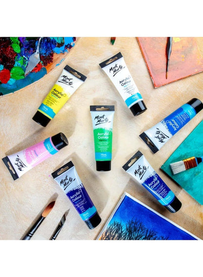 Mont Marte Acrylic Colour Paint Monastral Green 75 ML