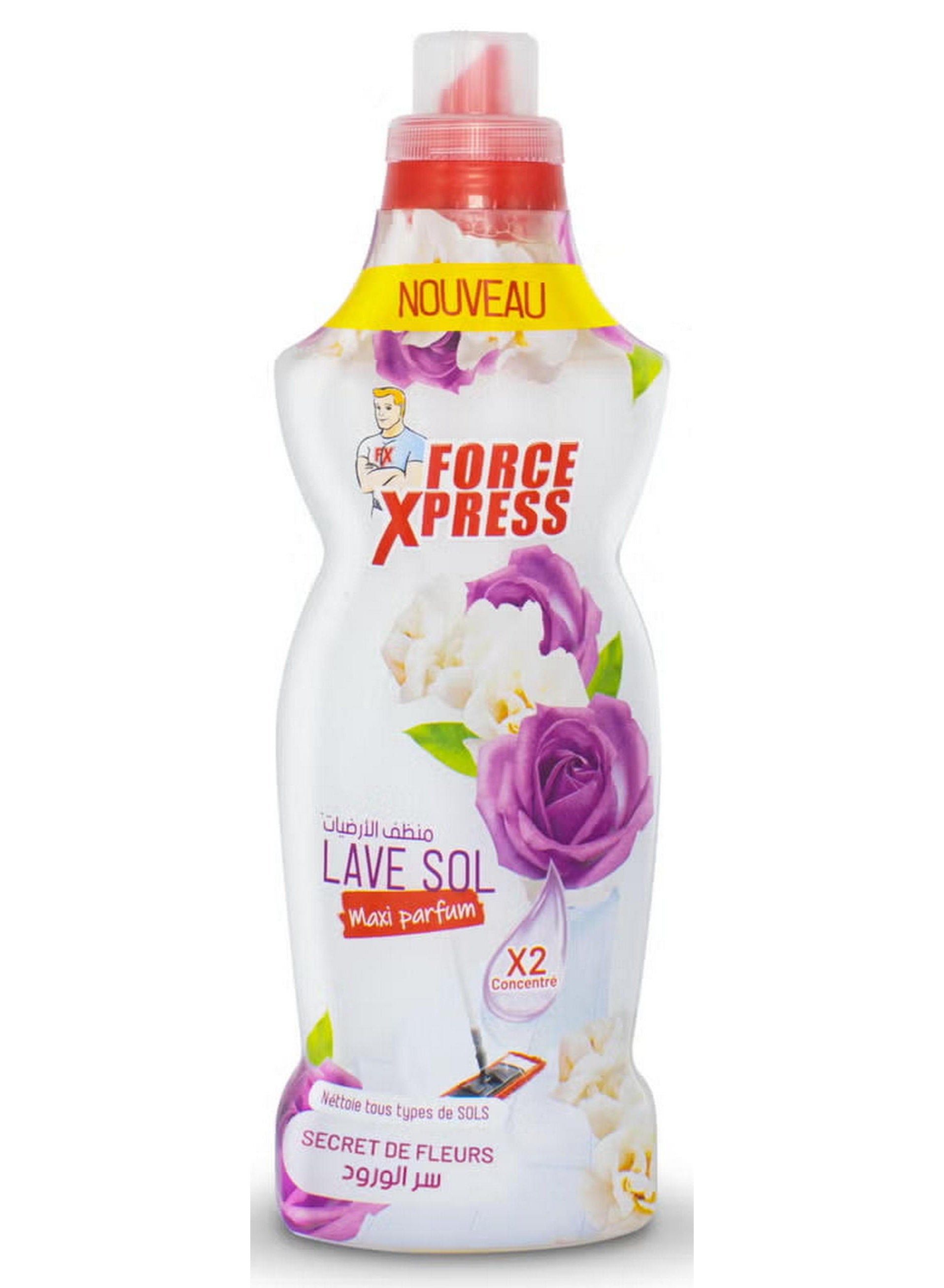 cleaner x2concentrate, daily grime, dirt grease, every mop, fleurs floor, fleurs floor cleaner, floor cleaner, floor cleaner x2concentrate, floor types, force xpress, hard floors, remove dirt, sealed hard, spaces safe, type floor
