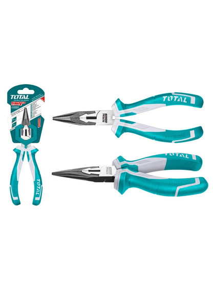 TOTAL Flat Long Nose Plier 6 Inch