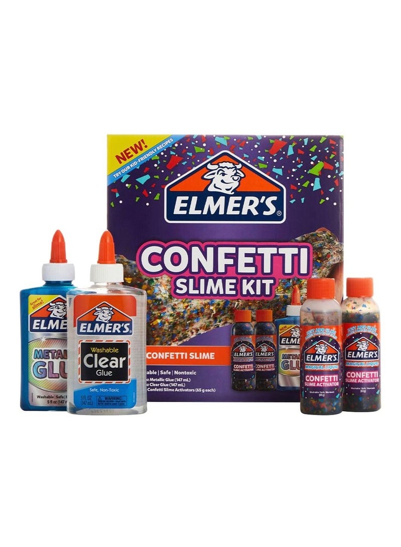 Elmers Confetti Slime Kit - Fun Crafting Activity