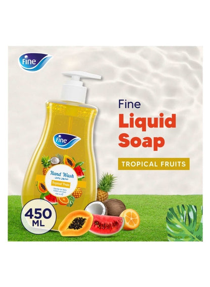 Fine Liquid Hand Wash Tropical Fruits 450 ML