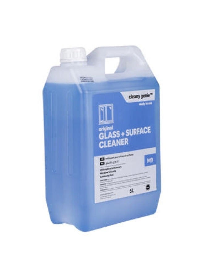 Cleany Genie Glass & Surface Cleaner Liquid 5L