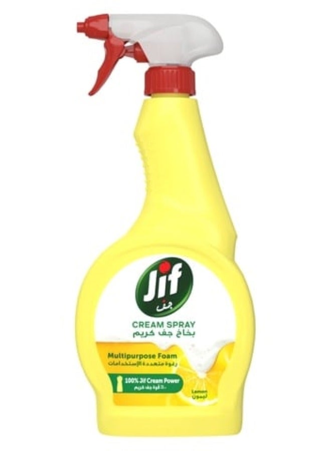 Jif Cream Spray Multipurpose Foam Lemon 500 ML
