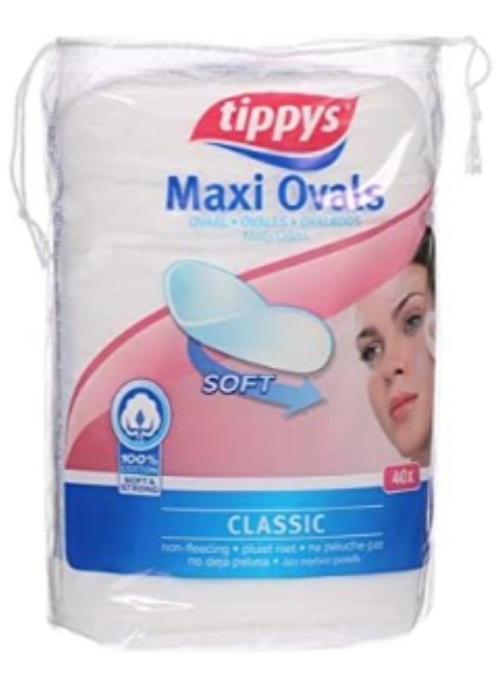 Tippys Maxi Ovals Classic 40 Pieces Pack