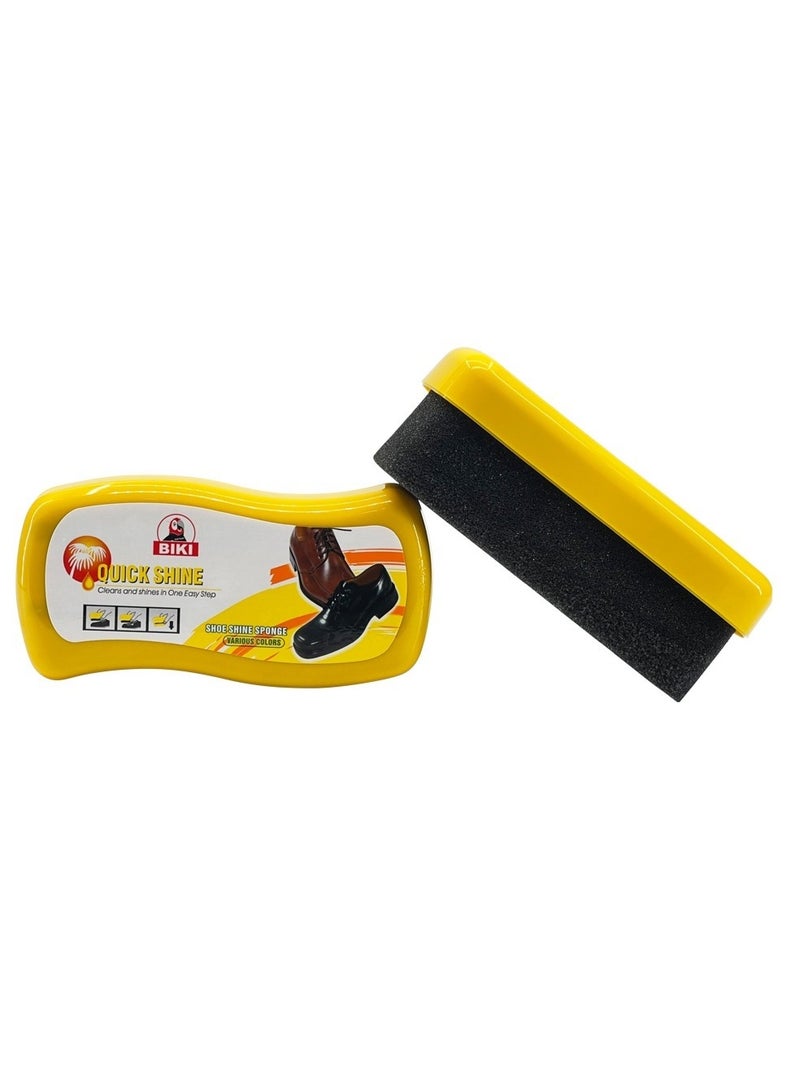 Biki Shoe Shine Sponge - Clean & Shine Easily
