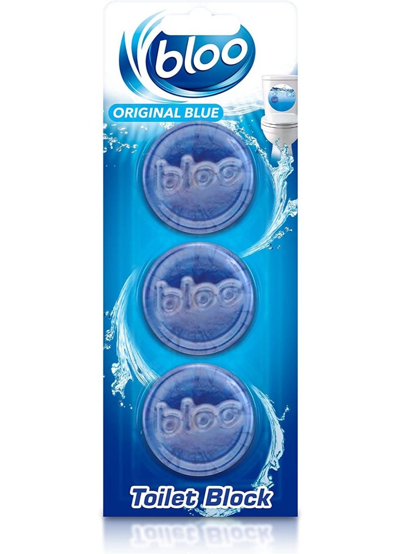 Bloo Acticlean Toilet Block Original Blue 2+1