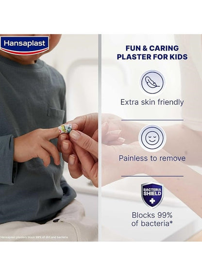 Hansaplast Sensitive Kids Plasters - 20 Assorted Strips