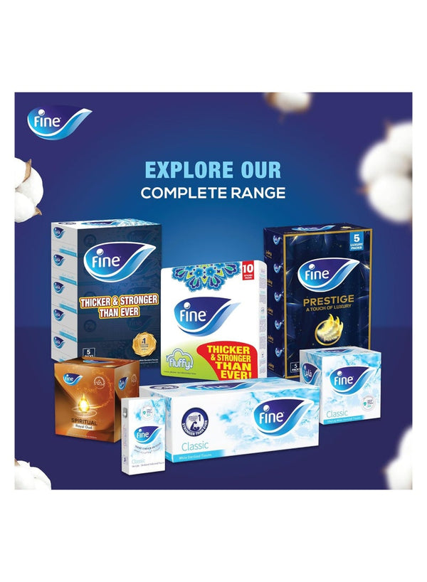 Fine Cubic Facial Tissue 2 Ply - Premium Quality