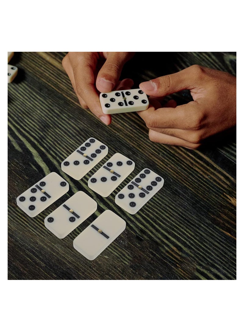 Dominoes Wooden Box Family Game - Dominoes