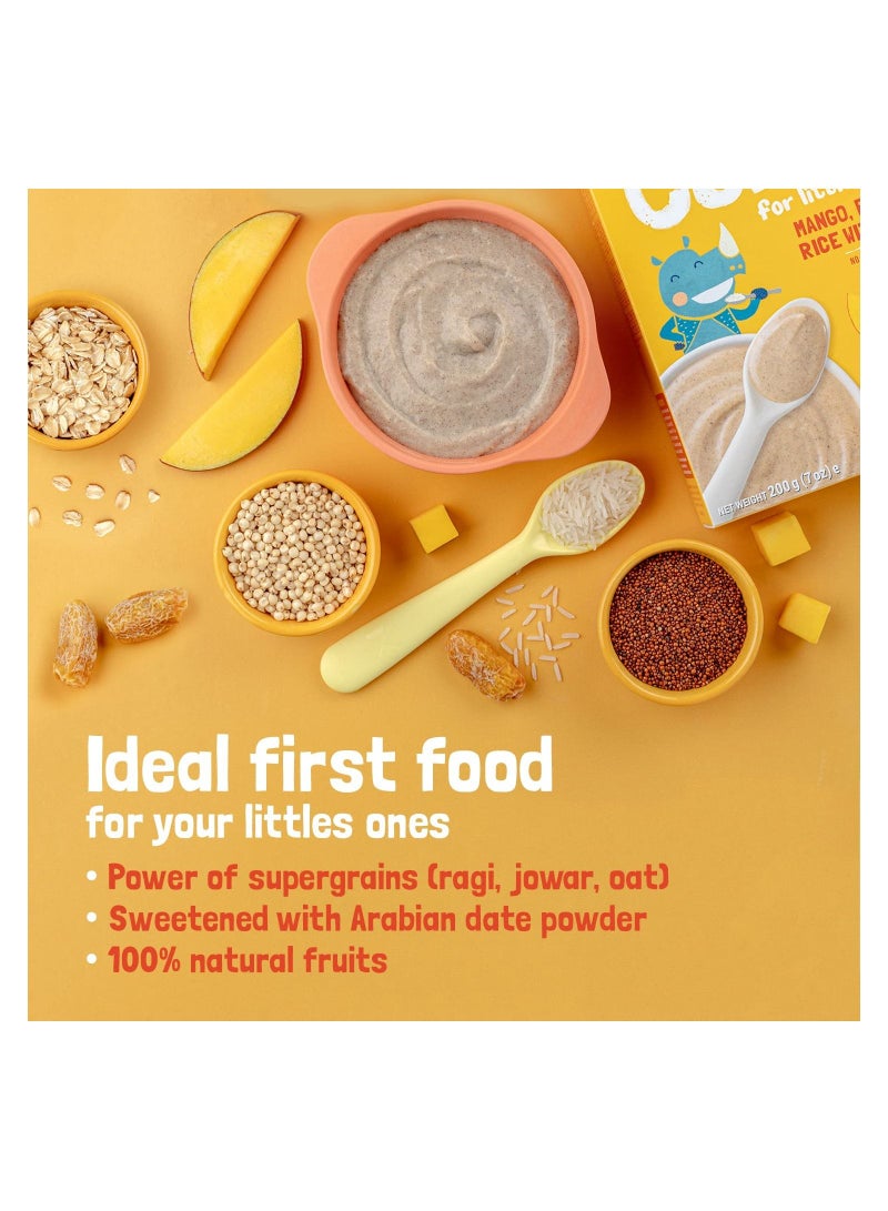 Slurrp Farm Mango Ragi & Rice Cereal for Little Ones