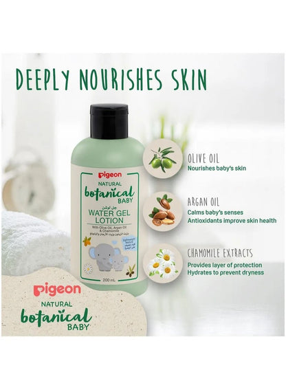 Pigeon Natural Botanical Baby Water Gel Lotion 200mL