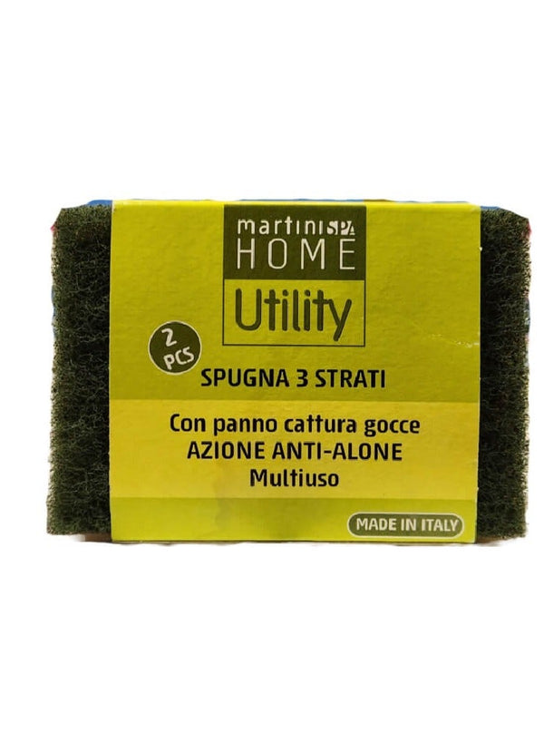 Martini 3 Layers Sponge 2 Pieces | MartiniSPA HOME