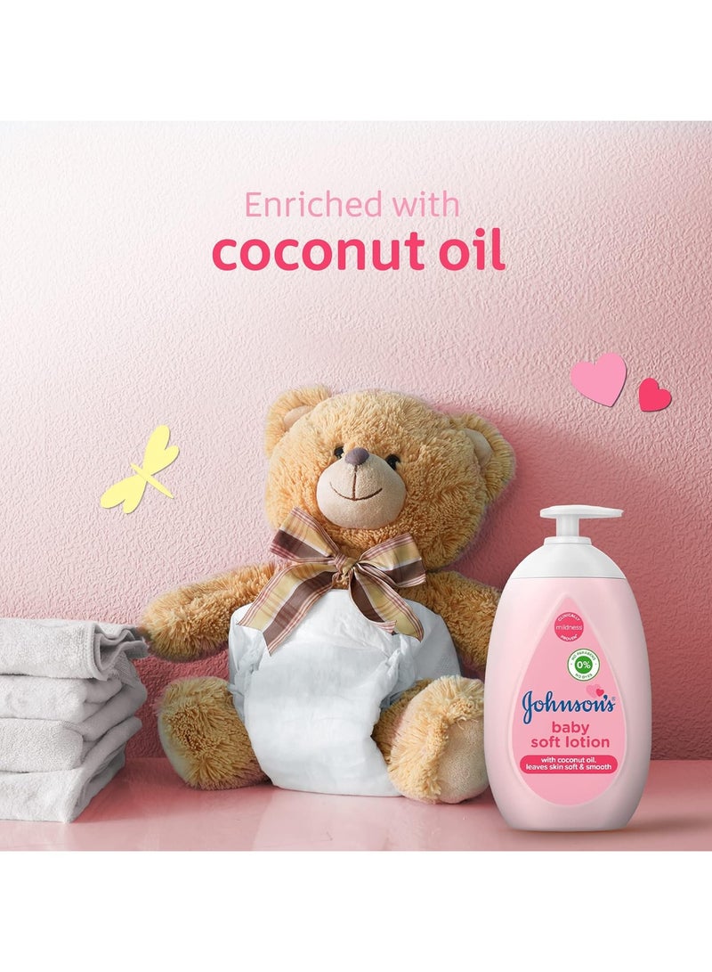 Johnson's Baby Soft Lotion with Coconut Oil 300 ML