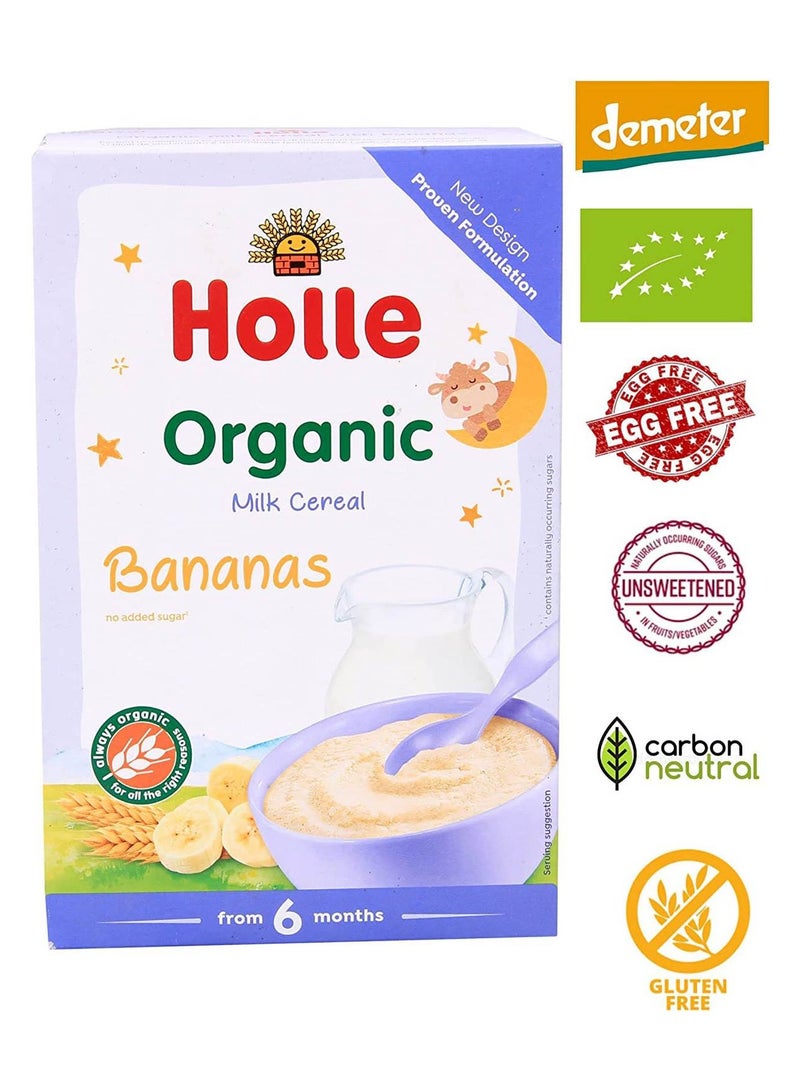 Holle Organic Milk Cereal Banana 250G