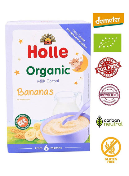 Holle Organic Milk Cereal Banana 250G