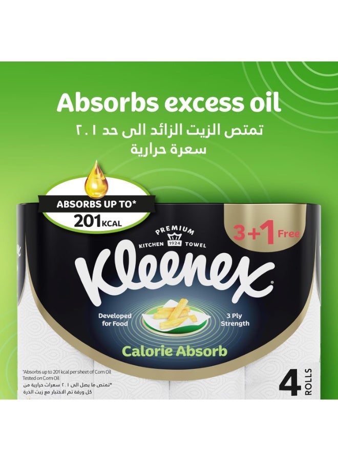 Kleenex Calorie Absorb Kitchen Towel – 50 Sheets