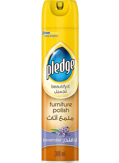 Pledge Beautify It Furniture Polish Spray Lavender