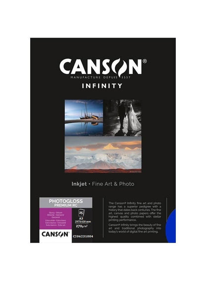 CANSON Infinity Photogloss Premium Glossy A3 25 Sheets