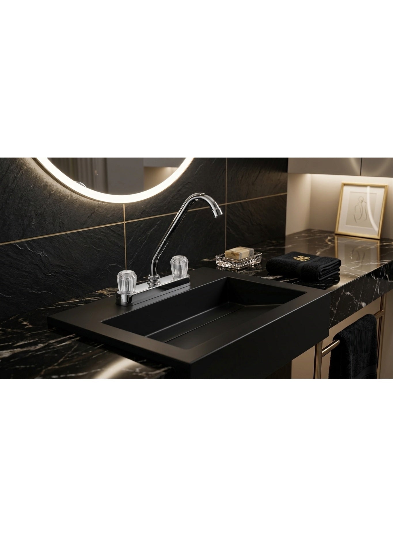 brand home, cold water, deck mount, ease built, home plus, kitchen faucet, large pots, mount type, pots pans, profile kitchen, profile kitchen faucet, style key, type deck, type dual, water flow