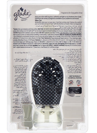 Glade Sport New Car Air Freshener - 75 Days of Freshness